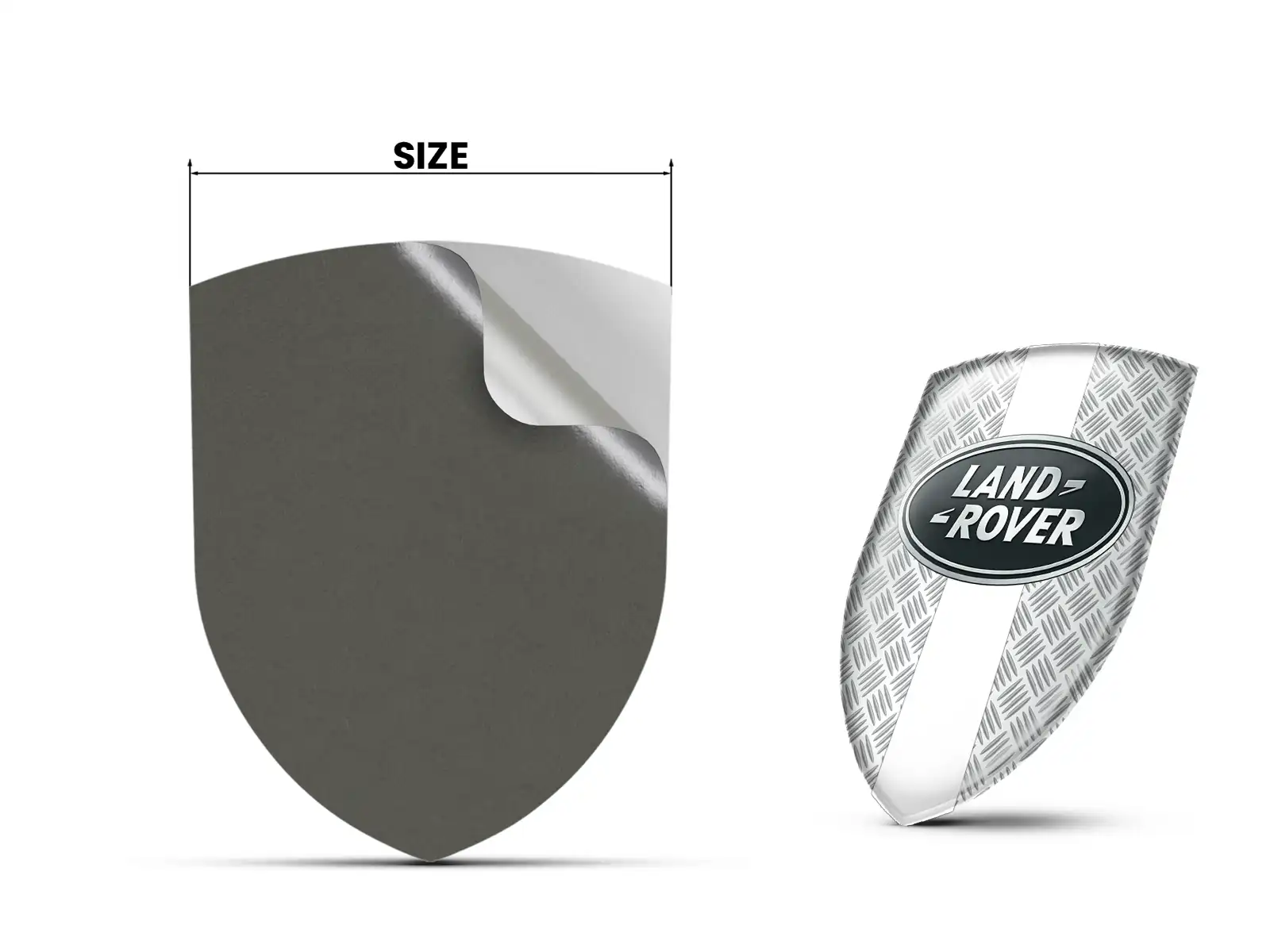 Land Rover Etiquetas Negocio Resistentes Estilo Personalizables X